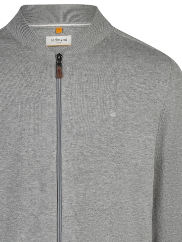 redmond Knit cardigan 'Basic' in Grey