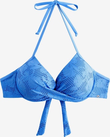 Next Bikinitop in Blau: Vorderseite