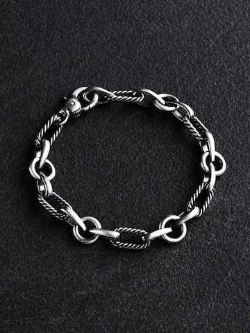 REYTEL Bracelet 'HENKI' in Silver: front