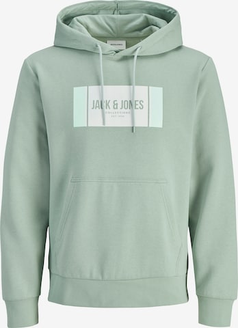 Sweat-shirt 'JJHayato' JACK & JONES en vert : devant
