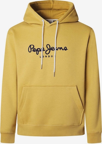 Pepe Jeans Sweatshirt 'Macbeth Plain' in Yellow: front