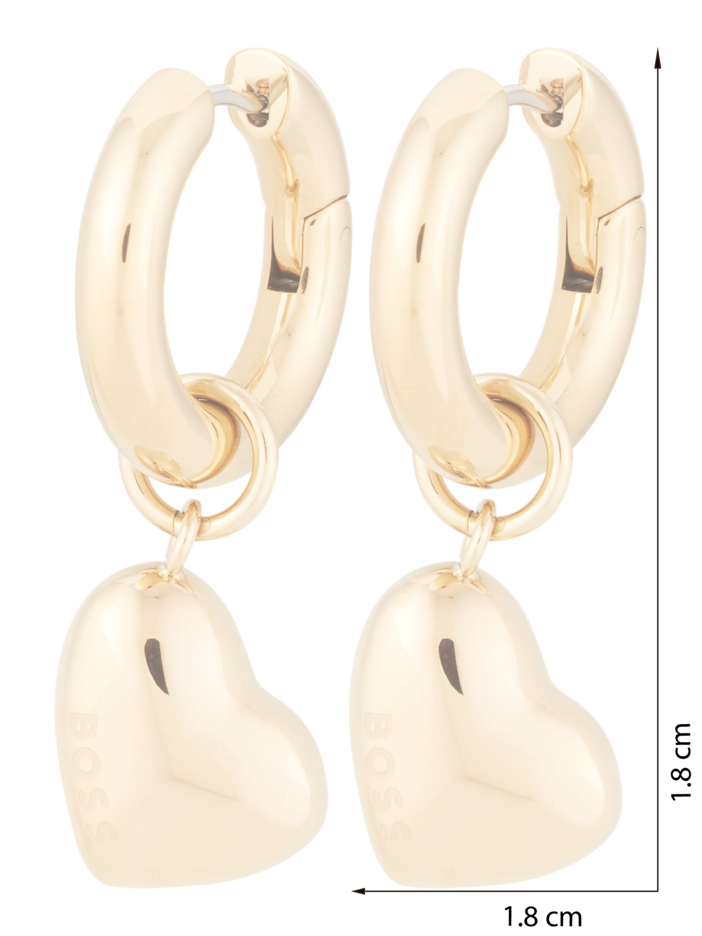 BOSS Обеци 'HONEY LOVE' в злато