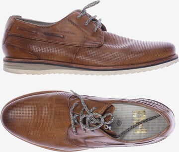 HECHTER PARIS Flats & Loafers in 41 in Brown: front