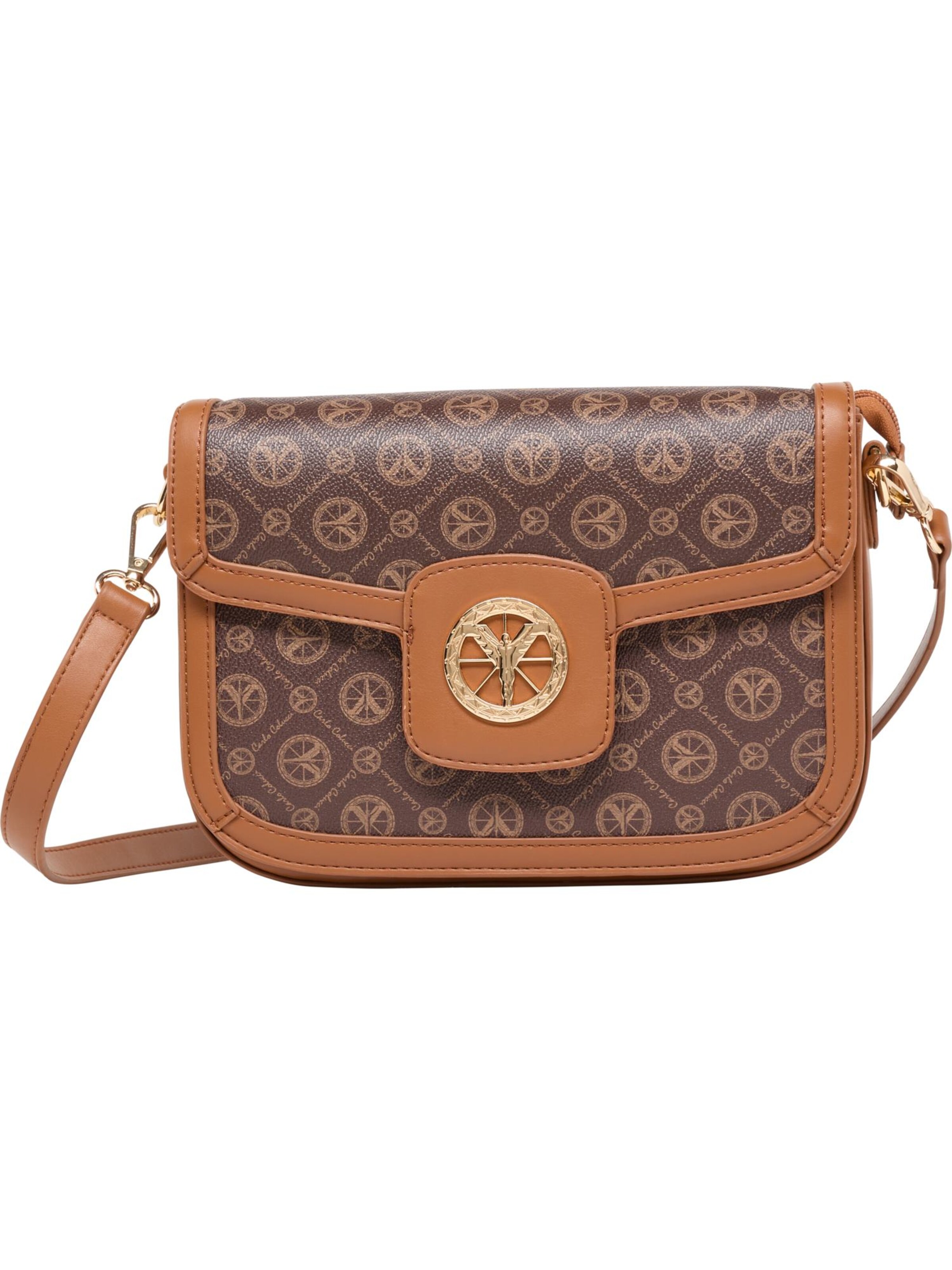 Carlo Colucci Tasche 'Del Giudice' in Braun: Vorderseite