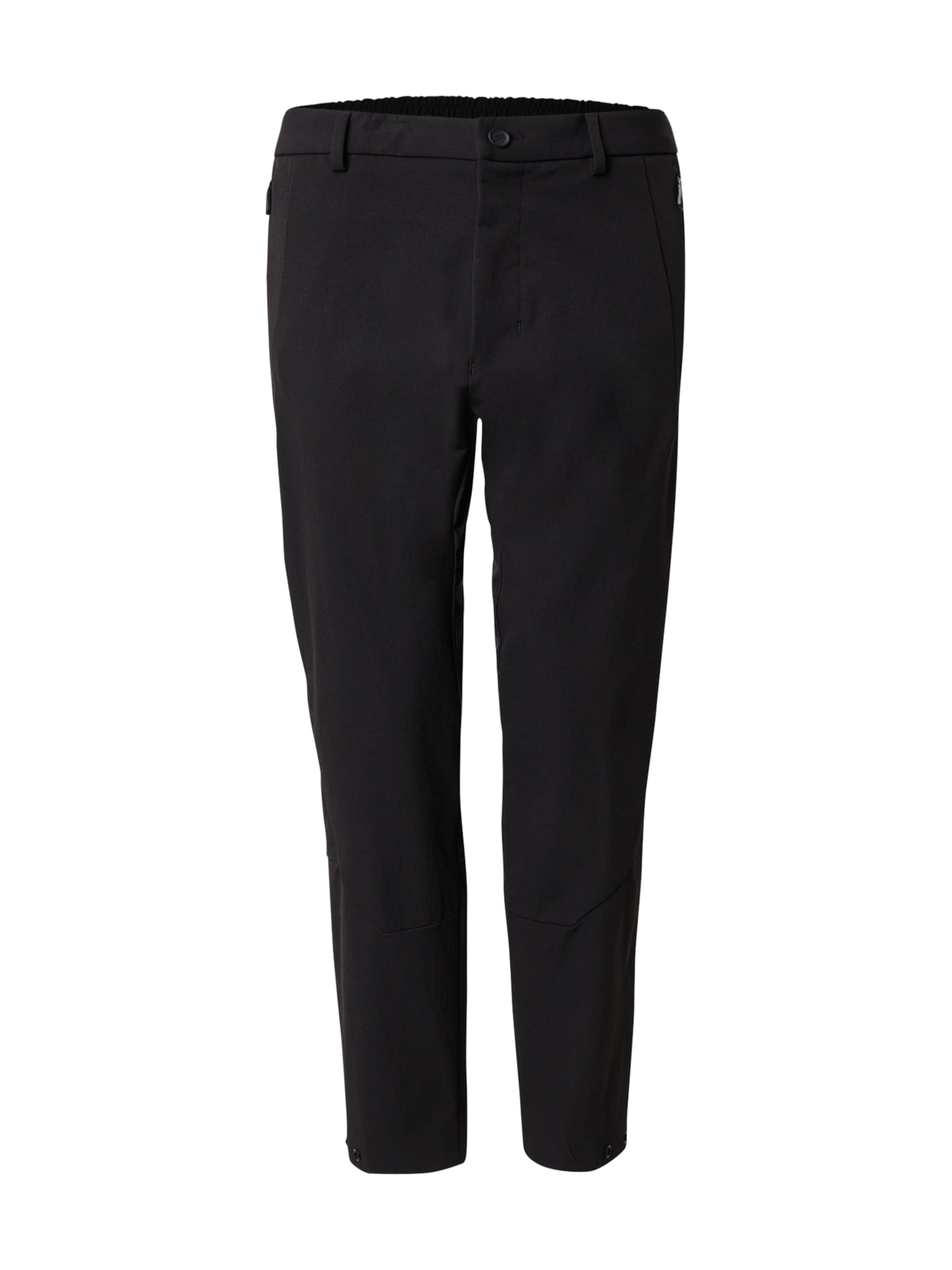 BOSS Regular Hose 'T_Zem' in Schwarz: Vorderseite