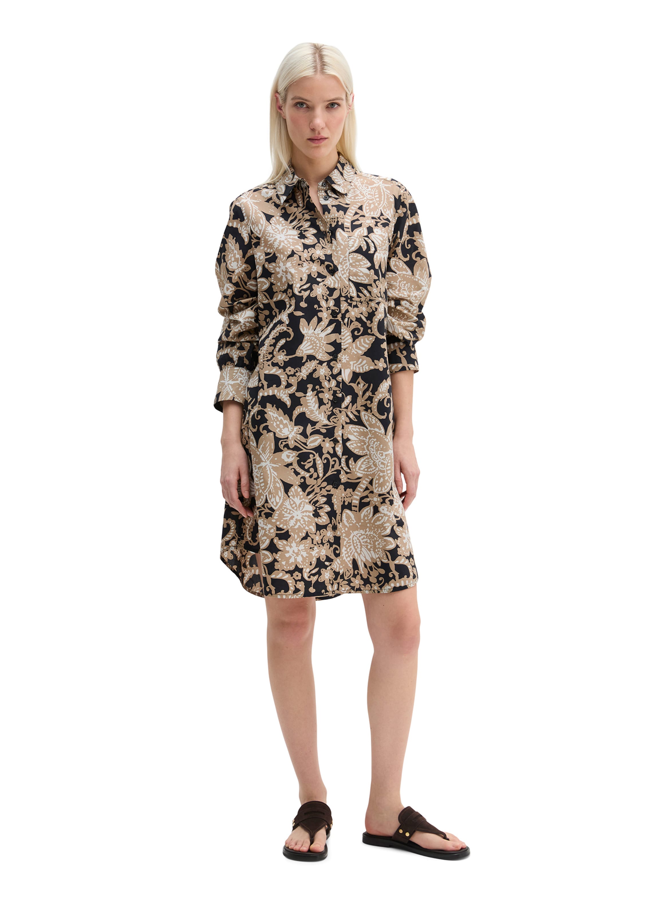 Marc O'Polo Blousejurk in Bruin