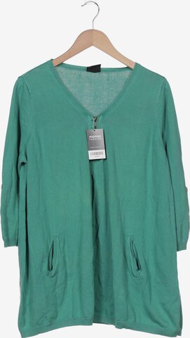 Emilia Lay Sweater & Cardigan in 4XL in Green: front