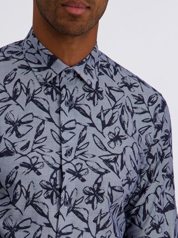 PIERRE CARDIN Regular fit Overhemd in Blauw