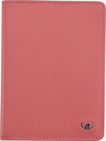 Étui 'Madrid' GOLDEN HEAD en orange : devant