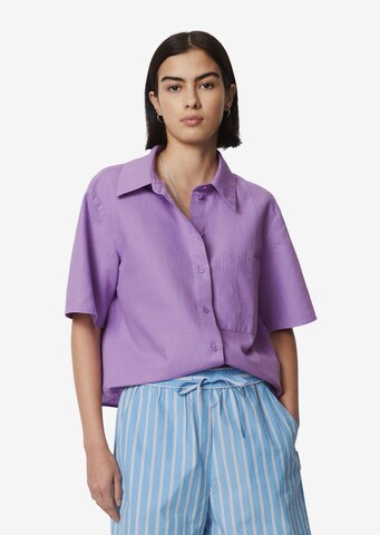 Marc O'Polo DENIM Blouse in Lila: voorkant