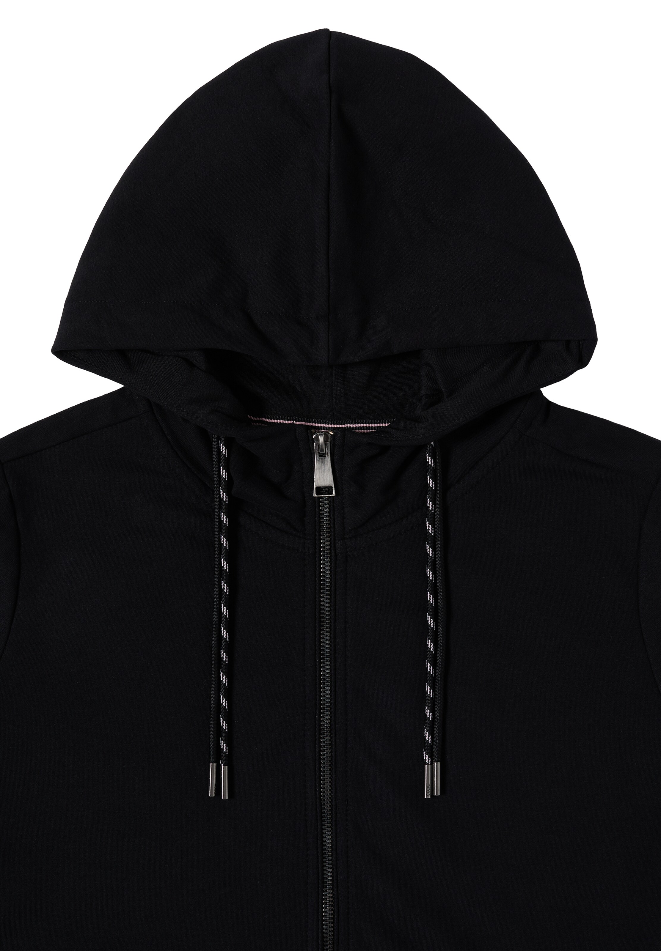 CECIL Zip-Up Hoodie in Black