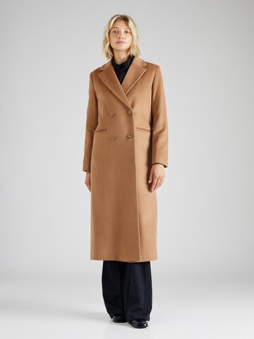 Manteau mi-saison Lauren Ralph Lauren en marron : devant