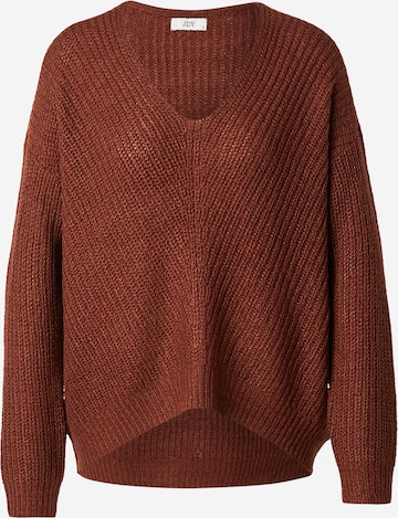 JDY Пуловер 'JDYNEW MEGAN' в червено: отпред