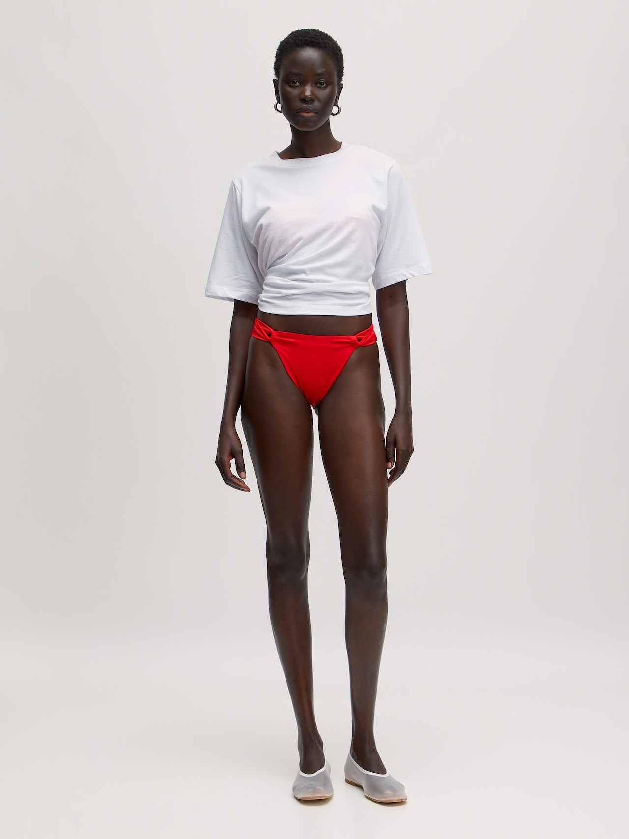 EDITED Produits Bas de bikini 'Dorit' rouge