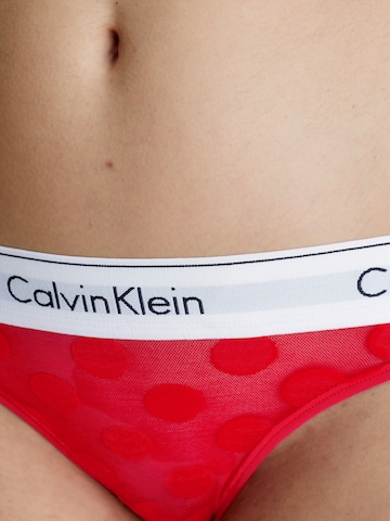 Calvin Klein Underwear String in Rot