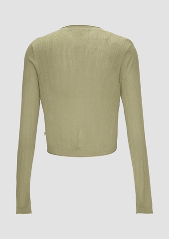 QS Gebreid vest in Groen