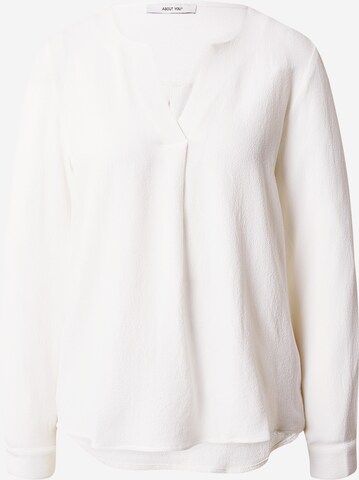 ABOUT YOU - Blusa 'Valentina' em branco: frente