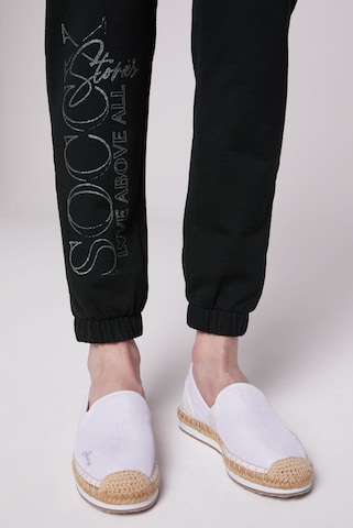 Soccx Regular Pants in Black