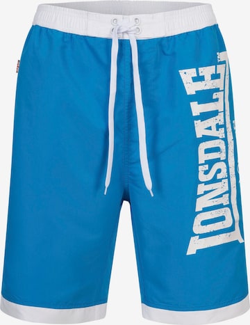 LONSDALE Badeshorts in Blau: predná strana