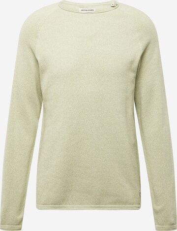 JACK & JONES - Regular Fit Pullover 'Hill' em verde: frente