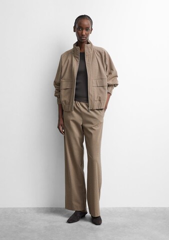 COMMA Wide leg Trousers in Brown