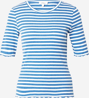 s.Oliver Tričko – modrá: přední strana