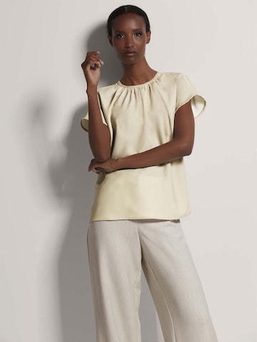 Chemisier MADELEINE en beige : devant