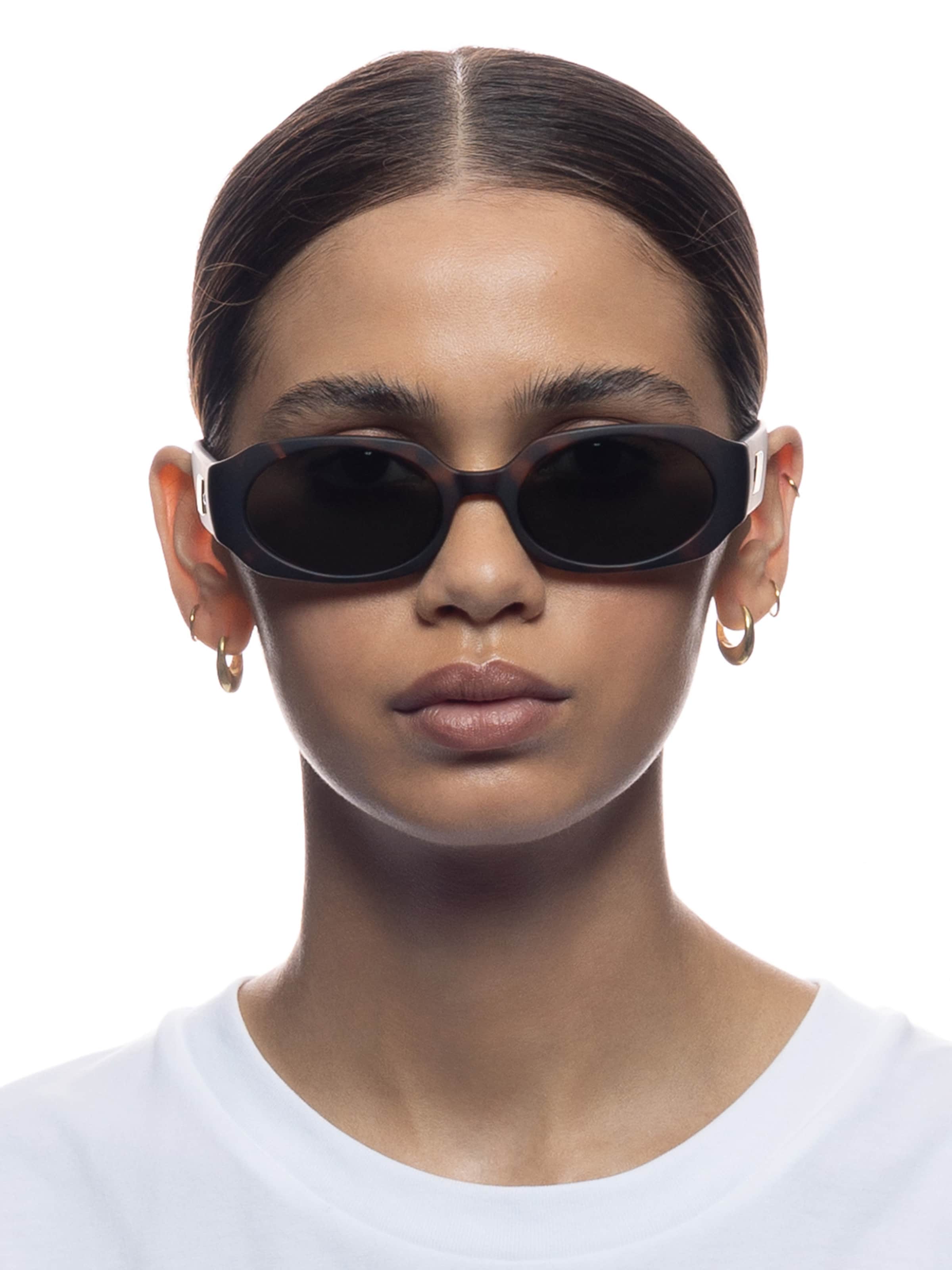 LE SPECS Слънчеви очила 'SHEBANG' в кафяво: отпред