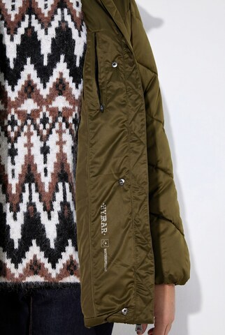Ulla Popken Weatherproof jacket in Green