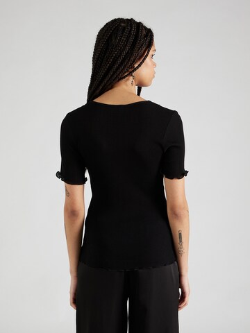 Tricou 'Maya' de la SAINT TROPEZ pe negru