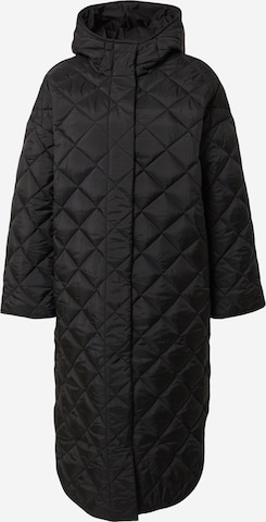 Manteau mi-saison Monki en noir : devant