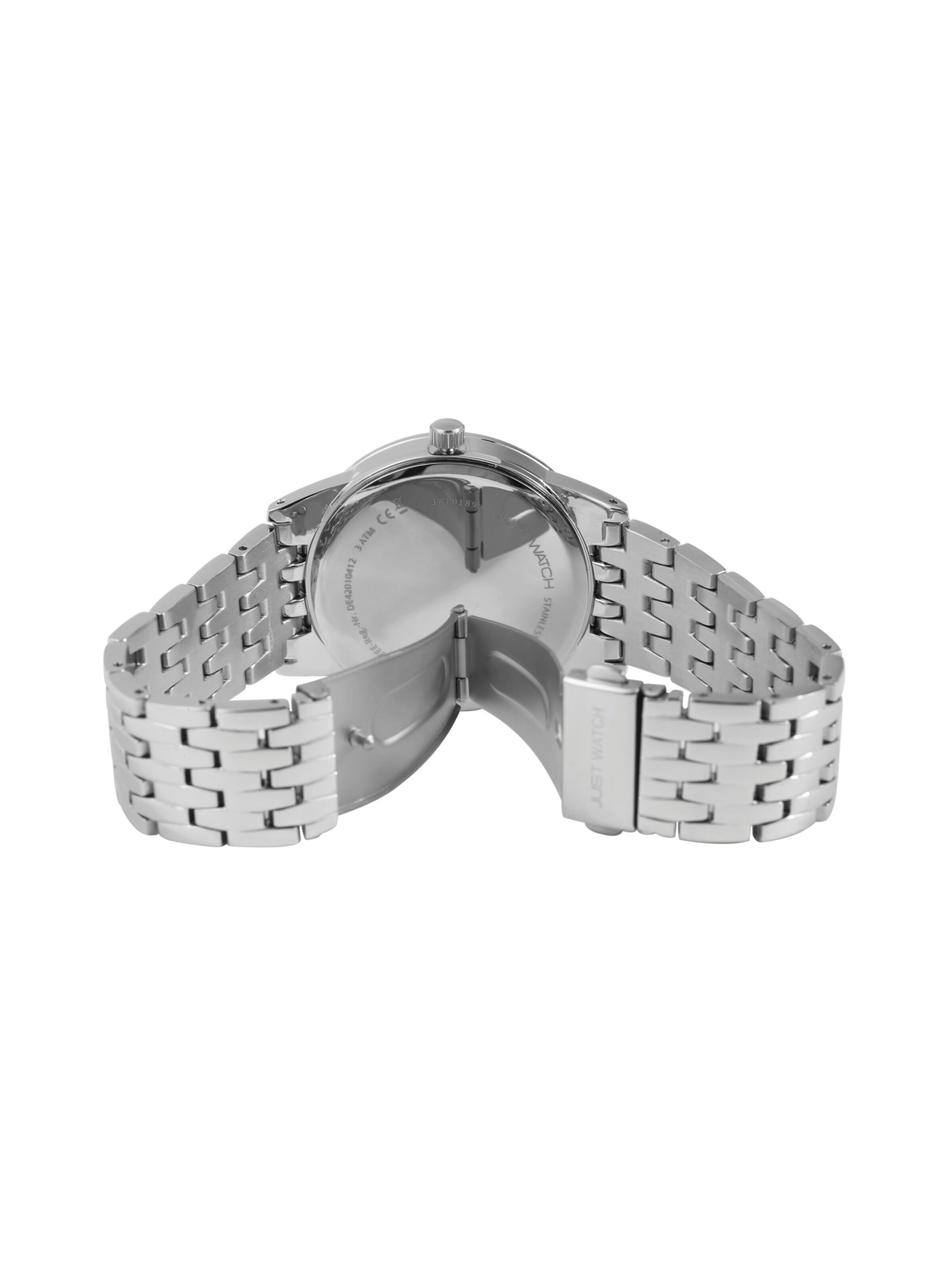 Just Watch Analoguhr 'Kader, Datumsanzeige'‌‌‌‌ in Silber