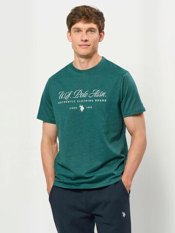Coupe regular Chemise ' UMDag ' U.S. POLO ASSN. en vert : devant