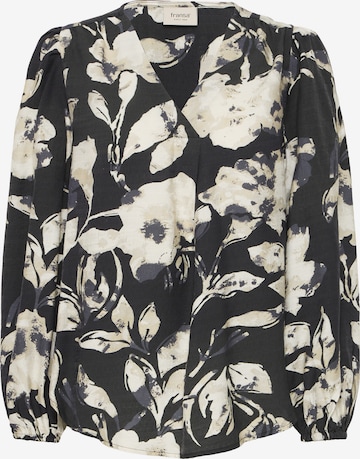 Fransa - Blusa 'FRAriana' em preto: frente