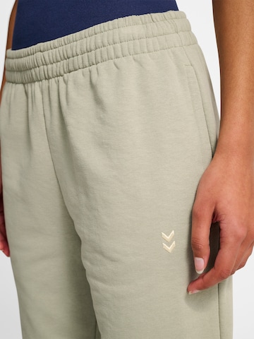 Hummel Tapered Sportbroek 'Pulse' in Groen