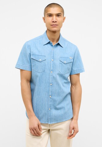 MUSTANG Regular Fit Hemd 'Eloy' in Blau: Vorderseite
