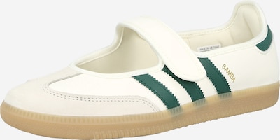 ADIDAS ORIGINALS Otvorene balerinke 'Samba' u smaragdno zelena / bijela, Pregled proizvoda