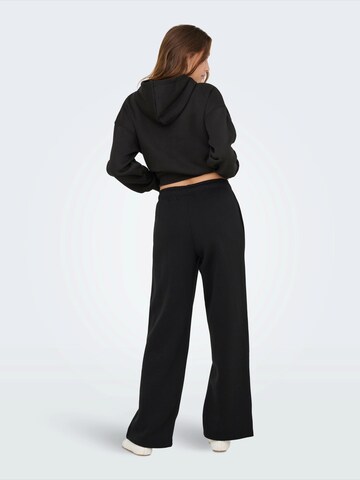 ONLY Wide leg Broek 'ONLBest' in Zwart