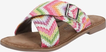 LAZAMANI Mules in Pink: front