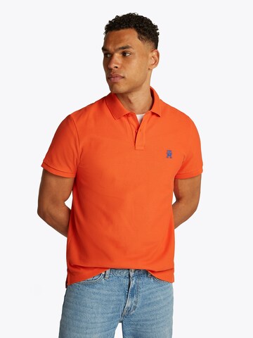 T-Shirt TOMMY HILFIGER en orange : devant