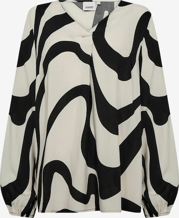 T-shirt ' WA-CHANITA 1 ' Wasabi Concept en noir : devant