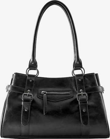 Pull&Bear Schultertasche in Schwarz: Vorderseite