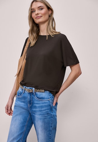 STREET ONE Shirt in Brown: front