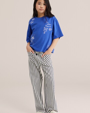 WE Fashion Футболка в Синий