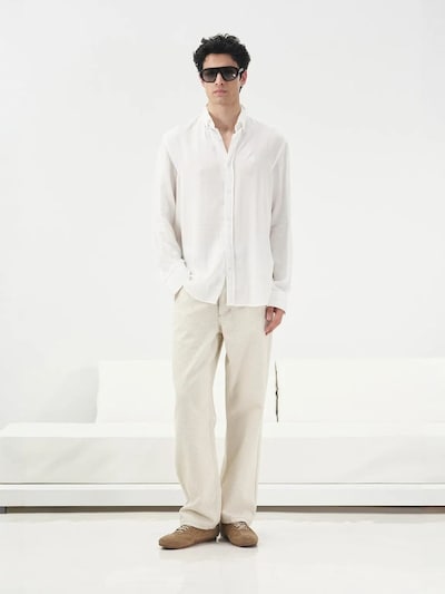 Giesto Chemise en M en blanc, Vue avec produit
