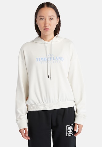 Sweat-shirt TIMBERLAND en blanc : devant