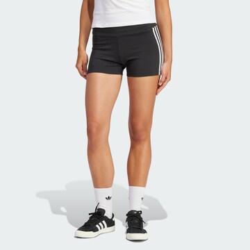 Skinny Leggings 'Adicolor' ADIDAS ORIGINALS en noir : devant
