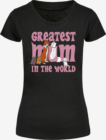 ABSOLUTE CULT T-Shirt 'Aristocats Greatest Mum' in Schwarz: predná strana