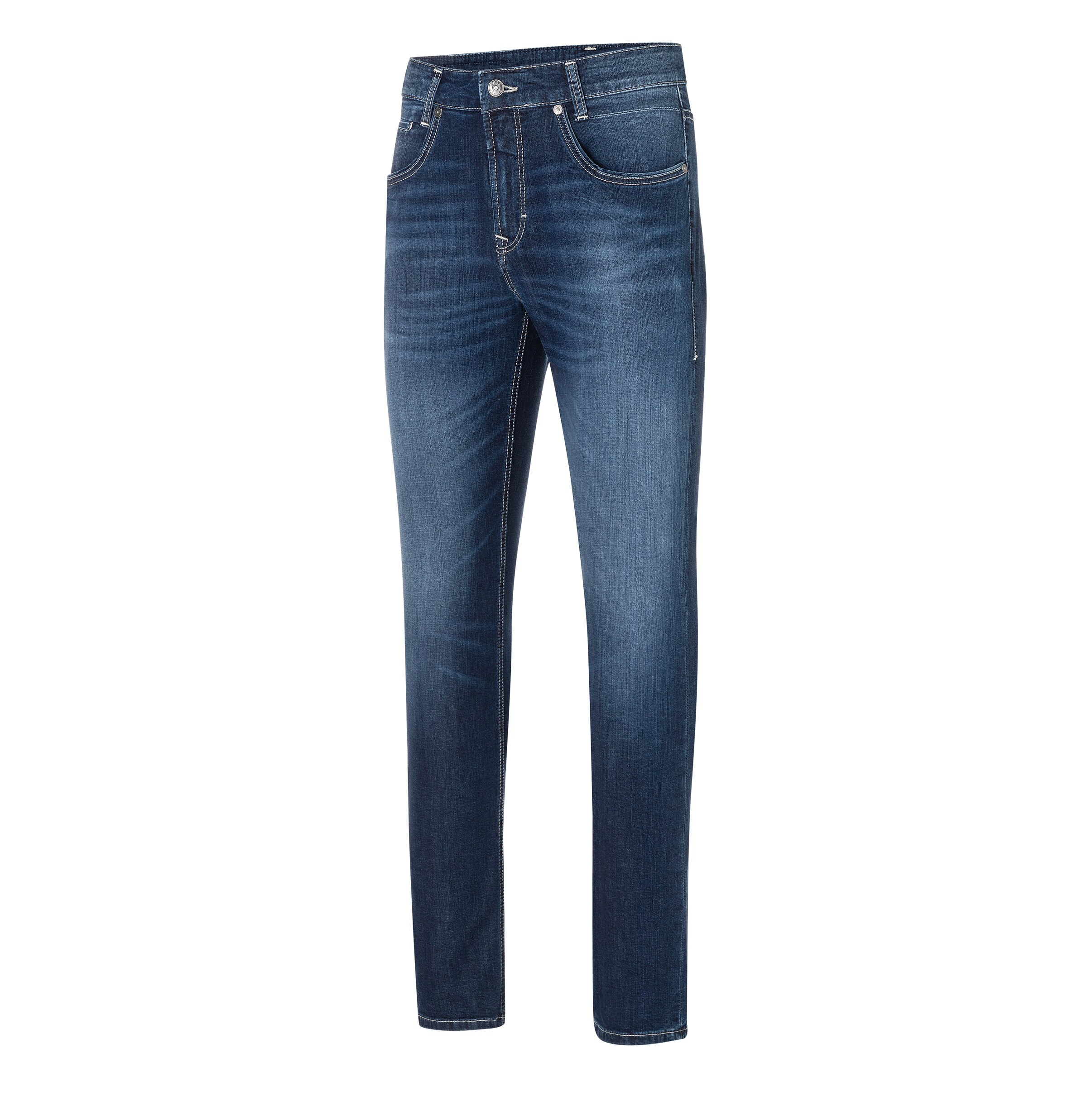 MAC Slimfit Jeans 'Arne-Pipe' in Blau