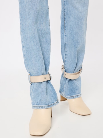 Misspap Wide Leg Jeans in Blau